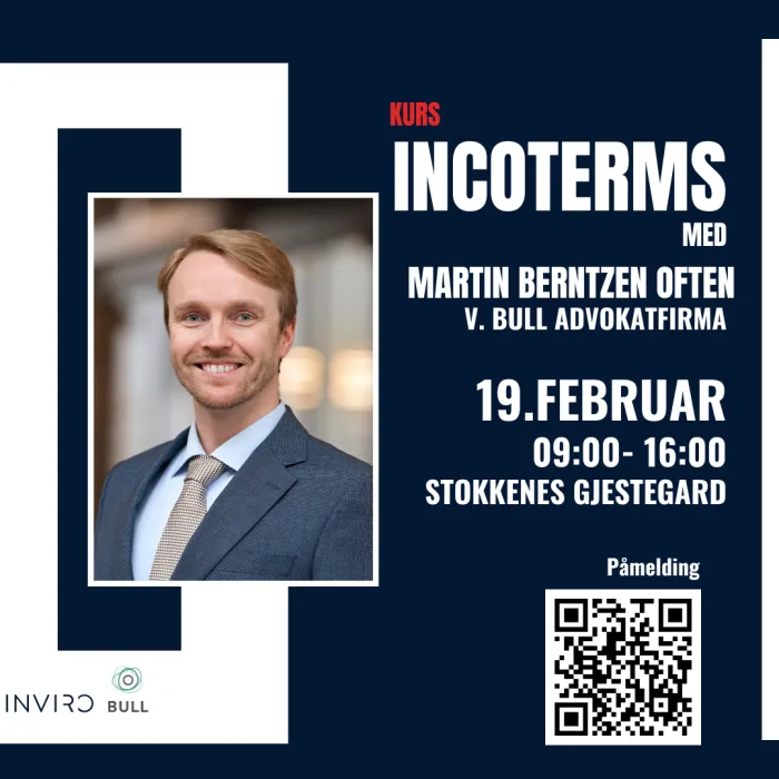  Bilete som er relevant for 'INCOTERMS 2020 og kontrakt i internasjonal handel'.